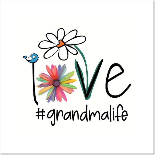 Grandma Gift - Grandma Life Wall Art by BTTEES